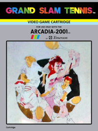 Grand Slam Tennis Arcadia 2001 US box art